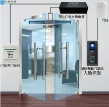 門禁指紋機(jī)人臉識(shí)別系統(tǒng)接線方法示意圖